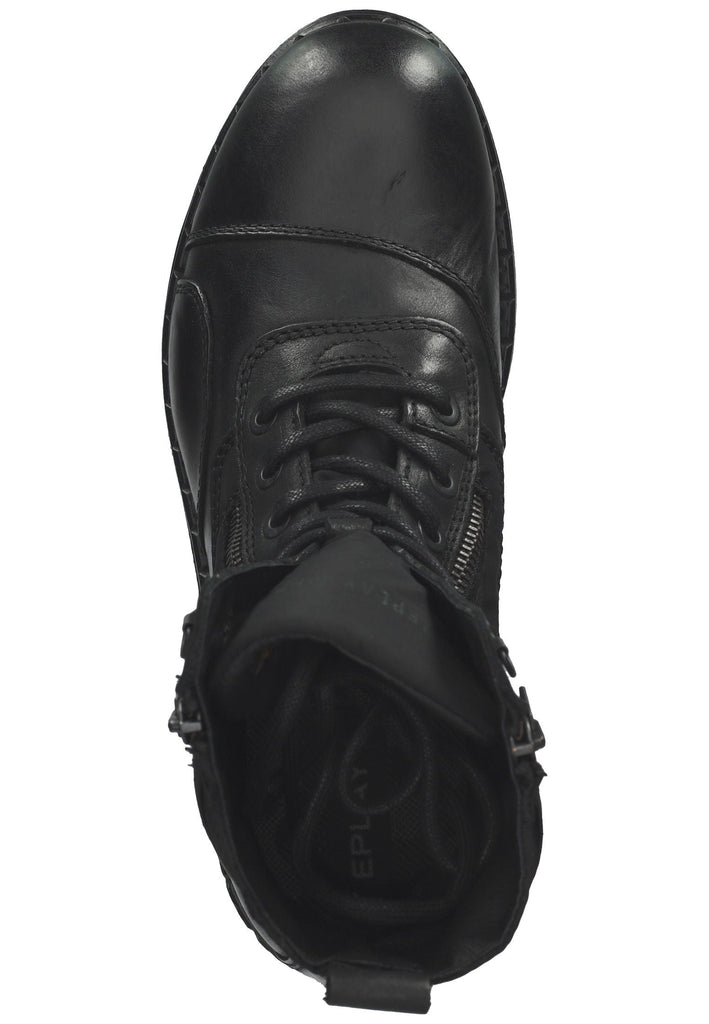 Replay Stiefelette Leder Schwarz - surf4shoes
