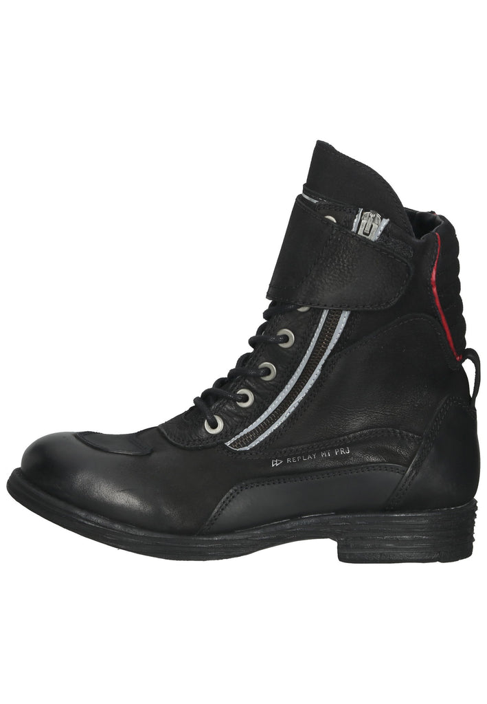 Replay Stiefelette Leder Schwarz - surf4shoes
