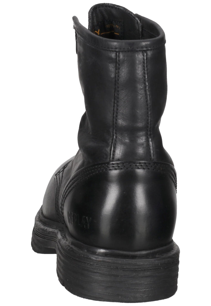 Replay Stiefelette Leder Schwarz - surf4shoes
