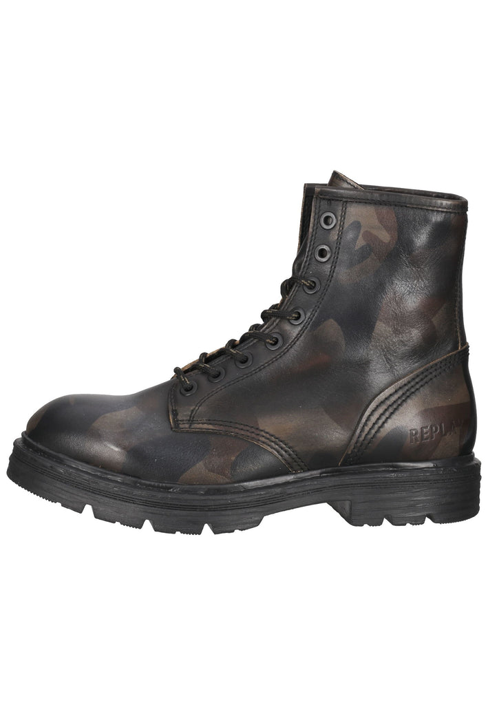 Replay Stiefelette Leder Camouflage - surf4shoes