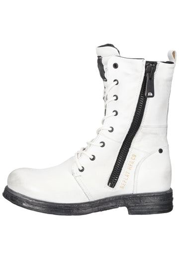 Replay Stiefelette Leder Weiß - surf4shoes