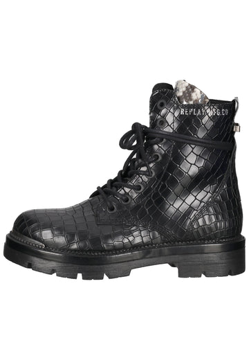 Replay Stiefelette Leder Schwarz - surf4shoes