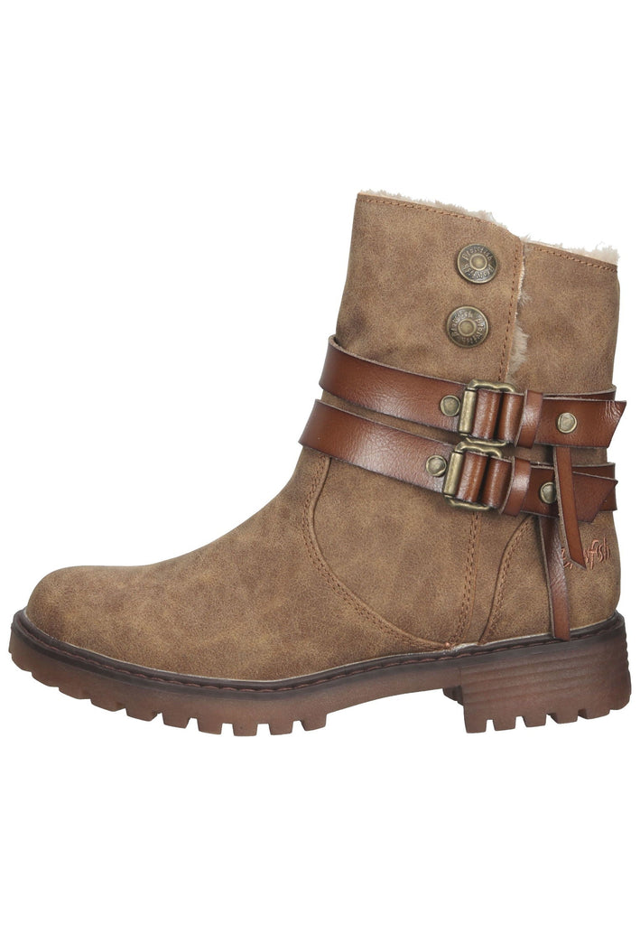 Blowfish Stiefelette Lederimitat Braun Warmfutter - surf4shoes