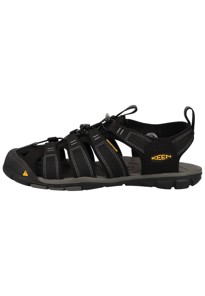Keen Sandalen Lederimitat/Textil Schwarz/Gelb - surf4shoes