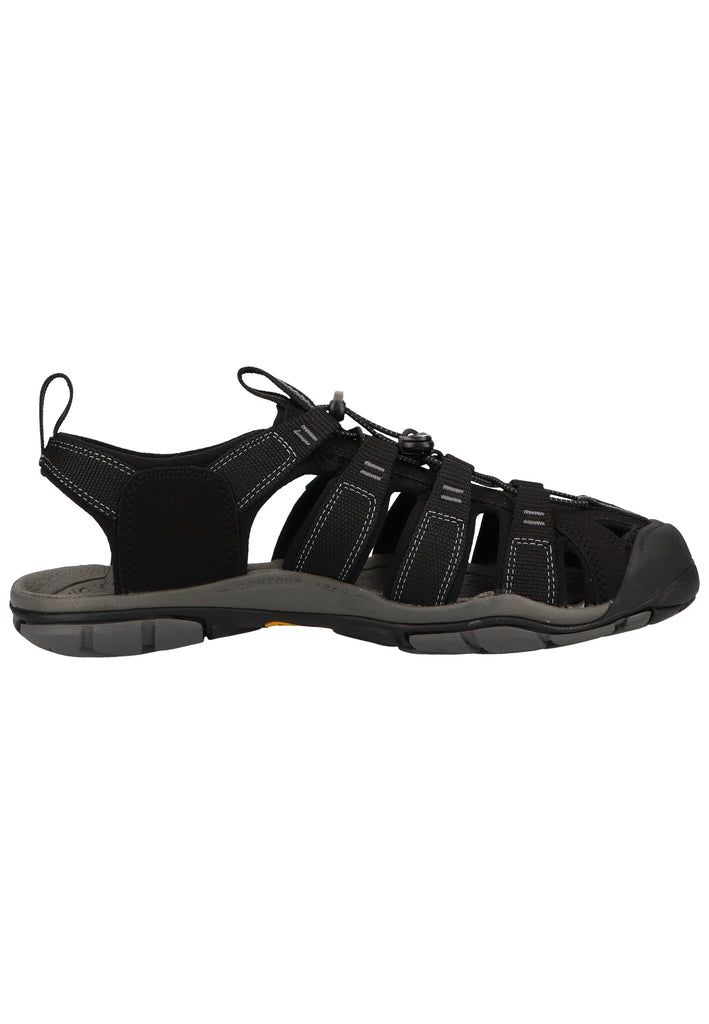 Keen Sandalen Lederimitat/Textil Schwarz/Gelb - surf4shoes