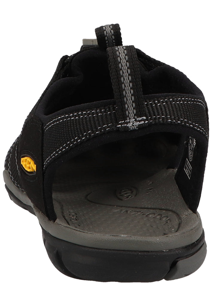Keen Sandalen Lederimitat/Textil Schwarz/Gelb - surf4shoes