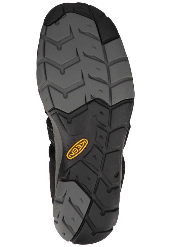 Keen Sandalen Lederimitat/Textil Schwarz/Gelb - surf4shoes