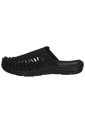Keen Pantoletten Lederimitat/Textil Schwarz - surf4shoes