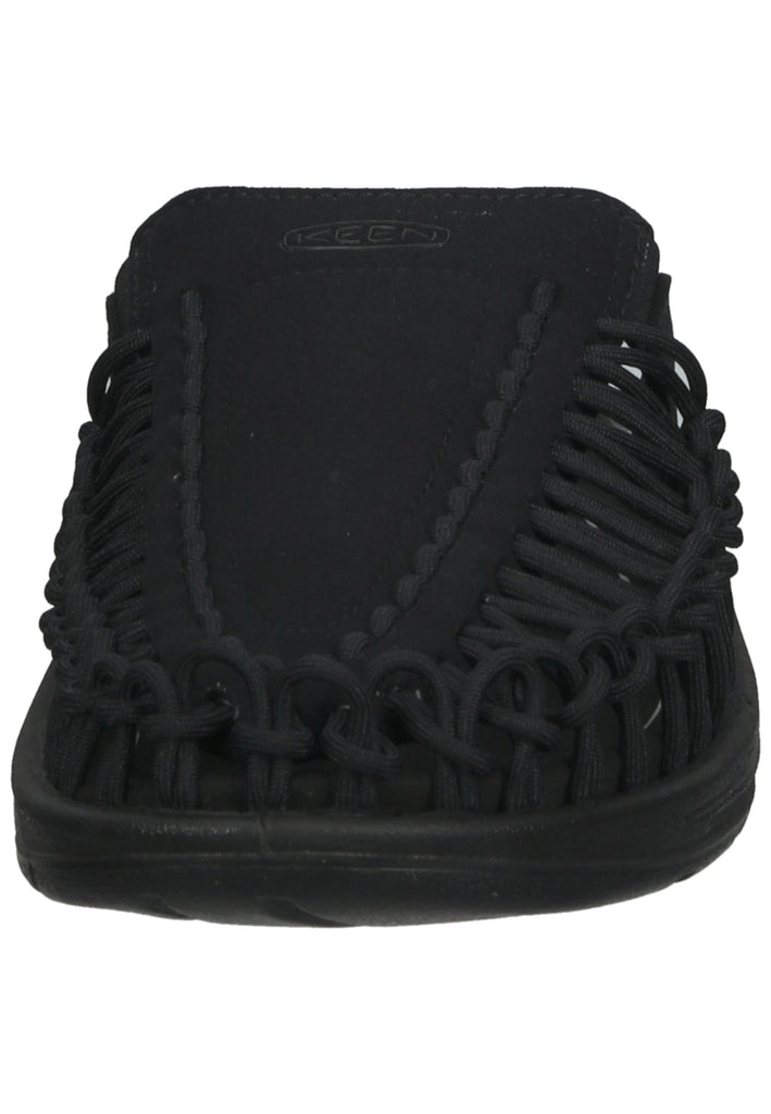 Keen Pantoletten Lederimitat/Textil Schwarz - surf4shoes