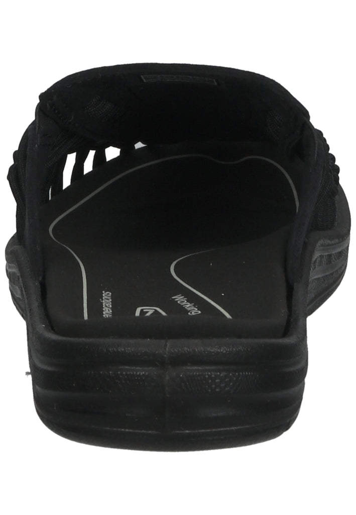 Keen Pantoletten Lederimitat/Textil Schwarz - surf4shoes
