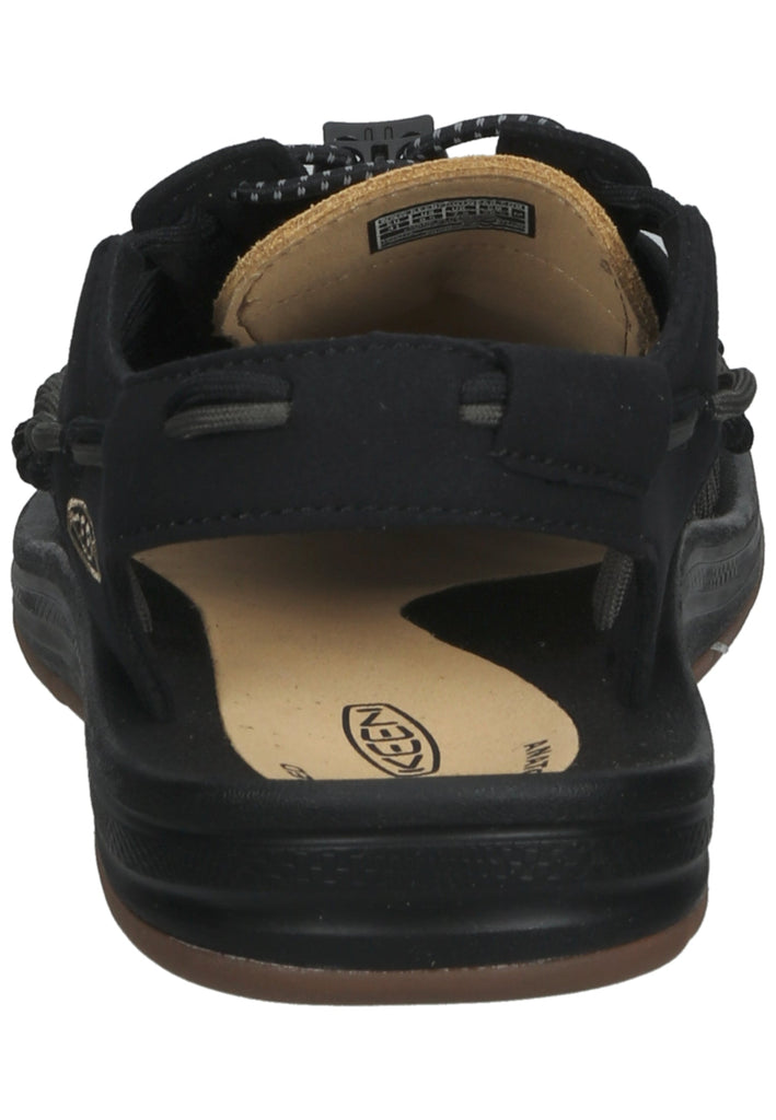 Keen Sandalen Lederimitat/Textil Schwarz/Beige - surf4shoes