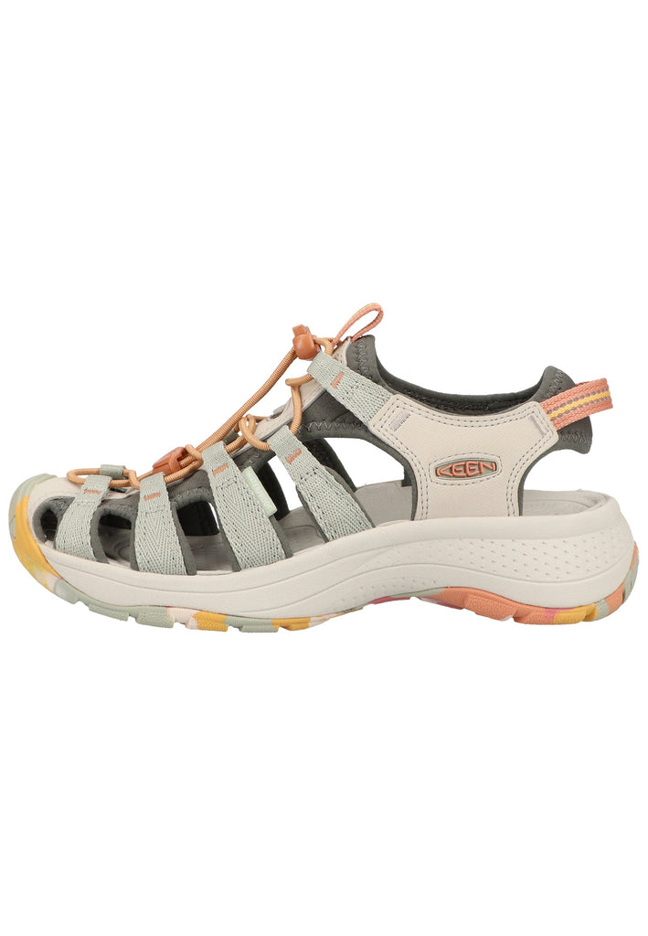 Keen Sandalen Lederimitat/Textil Weiß/Grün - surf4shoes
