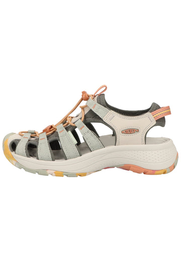 Keen Sandalen Lederimitat/Textil Weiß/Grün - surf4shoes
