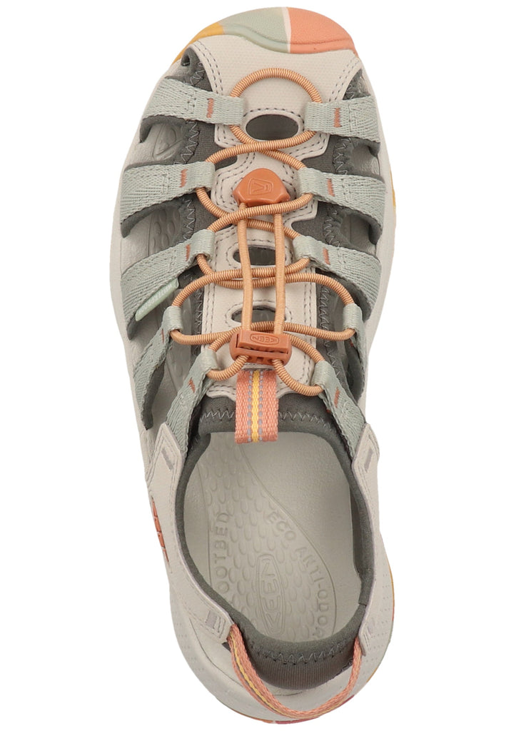 Keen Sandalen Lederimitat/Textil Weiß/Grün - surf4shoes