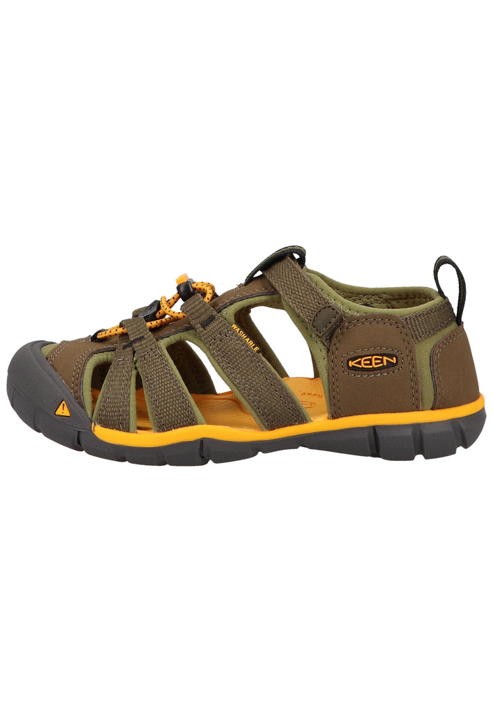Keen Sandalen Lederimitat/Textil Oliv - surf4shoes
