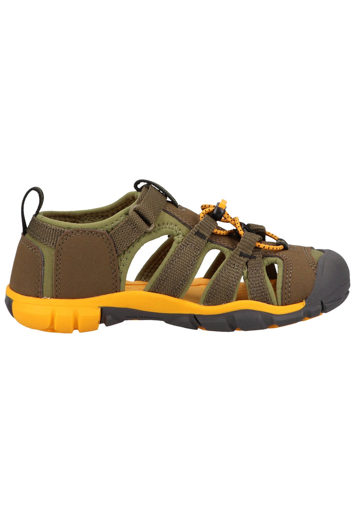Keen Sandalen Lederimitat/Textil Oliv - surf4shoes