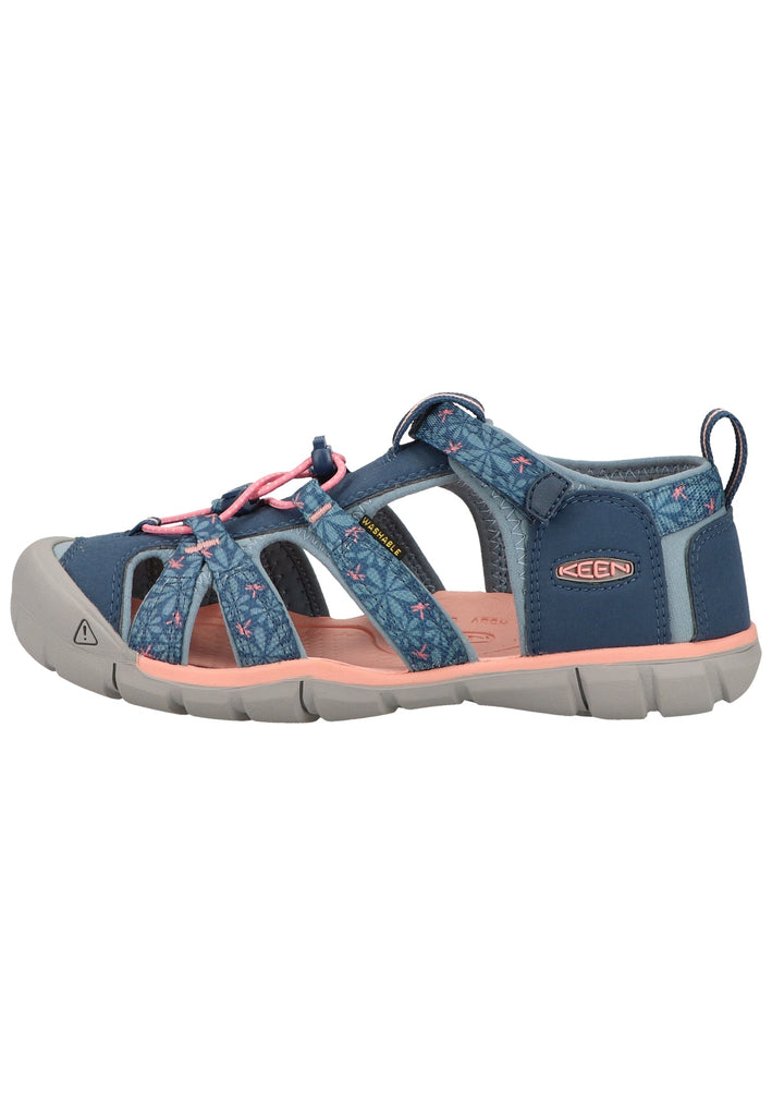 Keen Sandalen Lederimitat/Textil Rosa/Hellblau - surf4shoes