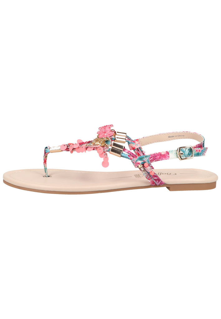 Buffalo Sandalen Textil Pink - surf4shoes