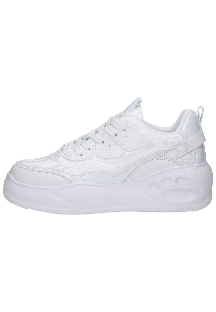 Buffalo Sneaker Lederimitat/Textil Weiß - surf4shoes