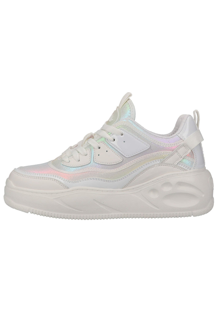 Buffalo Sneaker Lederimitat/Textil Weiß - surf4shoes