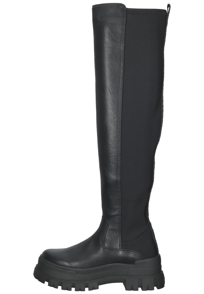 Buffalo Stiefel Lederimitat Schwarz - surf4shoes