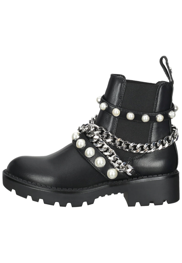 Buffalo Stiefelette Lederimitat/Textil Schwarz - surf4shoes
