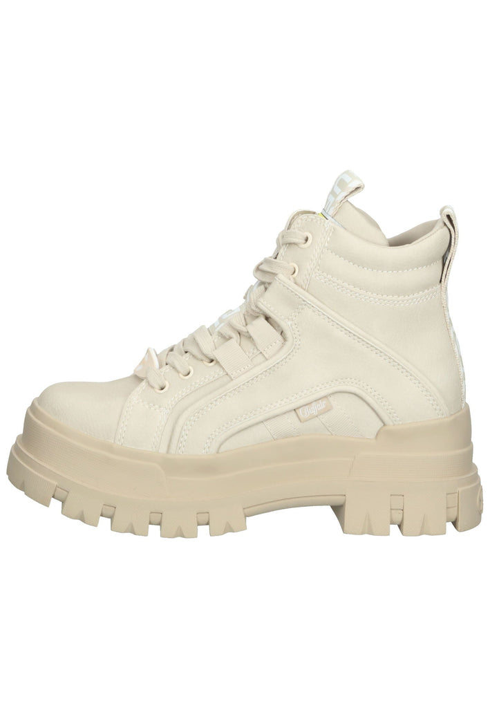 Buffalo Stiefelette Lederimitat Beige - surf4shoes