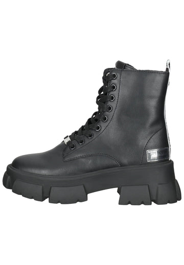 Steve Madden Stiefelette Leder Schwarz - surf4shoes