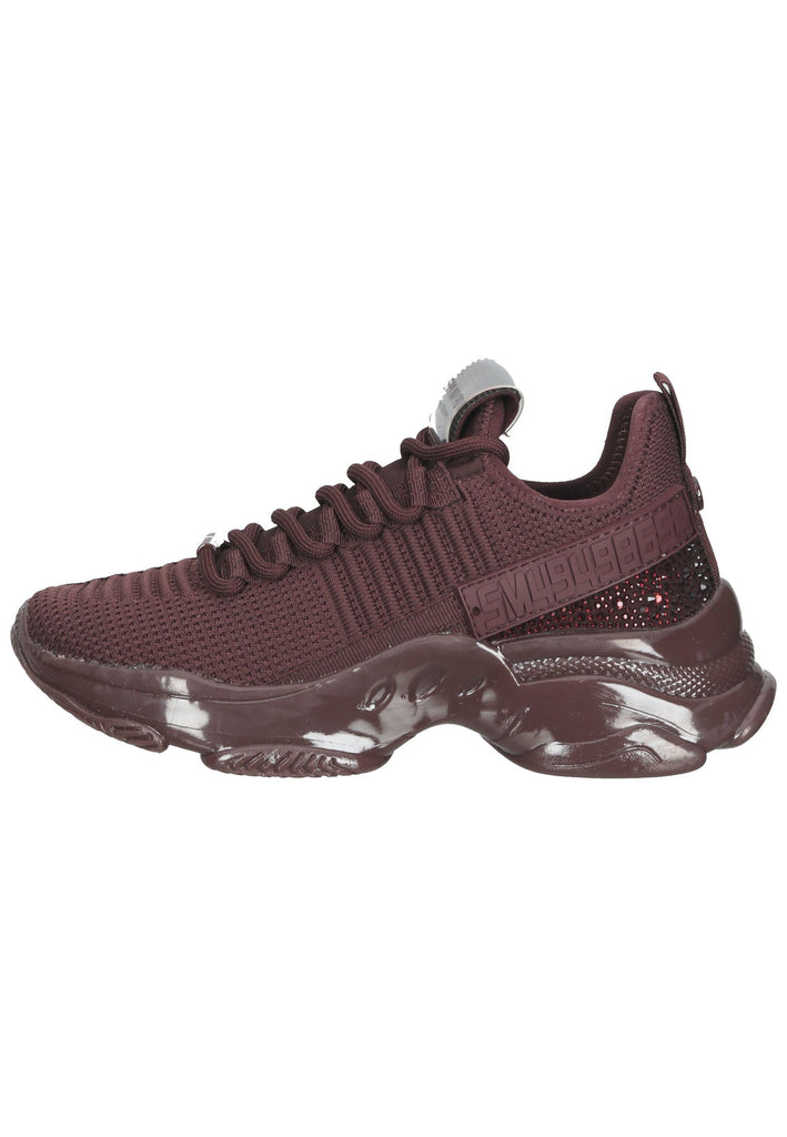 Steve Madden Sneaker Textil Burgundy - surf4shoes