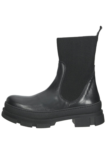 Steve Madden Stiefelette Leder Schwarz - surf4shoes