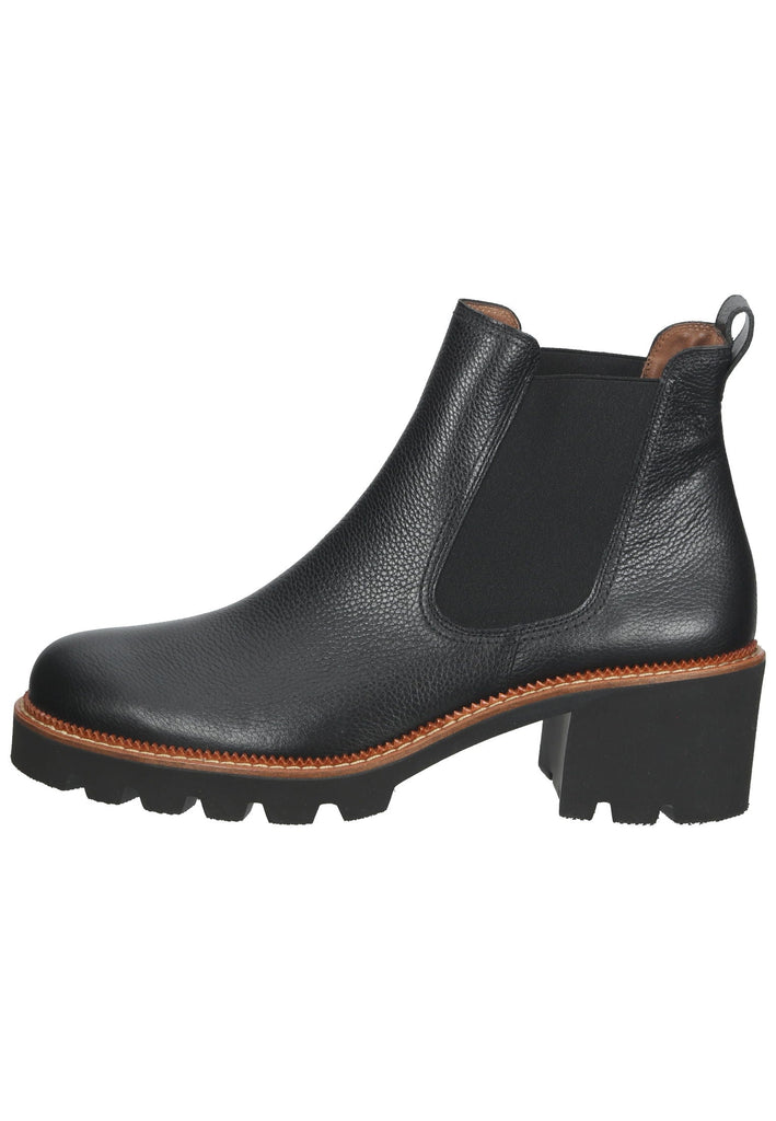 Paul Green Stiefelette Leder/Textil Schwarz - surf4shoes