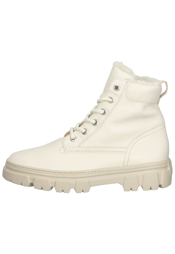 Paul Green Stiefelette Glattleder Beige Warmfutter - surf4shoes