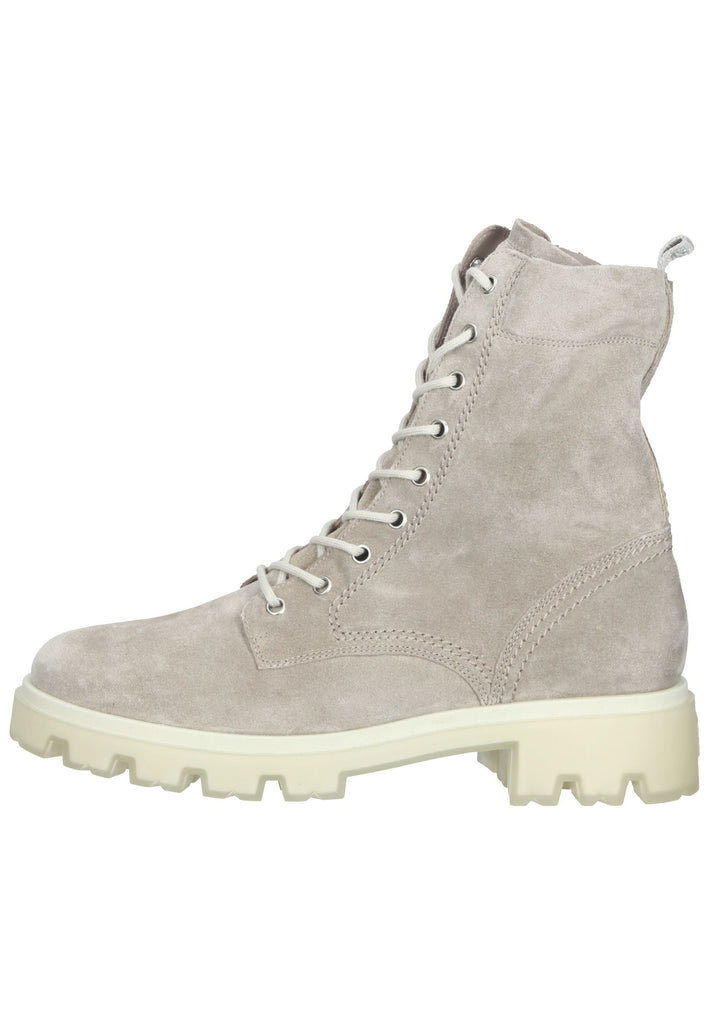 Paul Green Stiefelette Veloursleder Hellgrau - surf4shoes