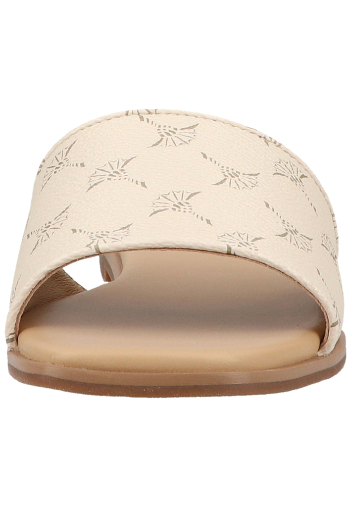 JOOP! Pantoletten Lederimitat Weiß - surf4shoes