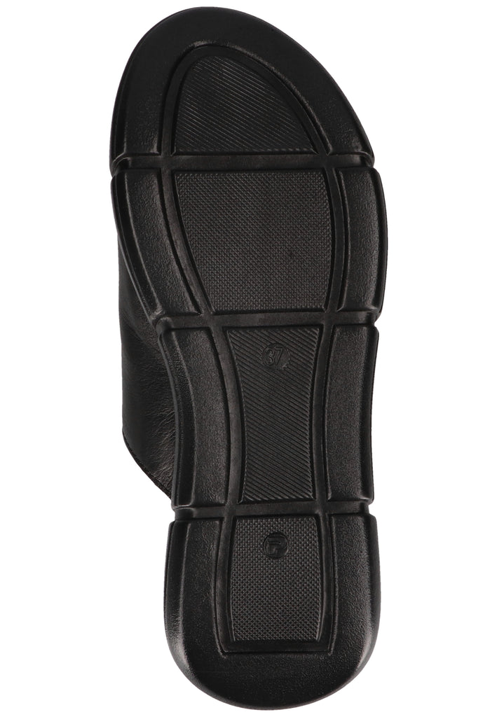 ILC Pantoletten Leder Schwarz - surf4shoes