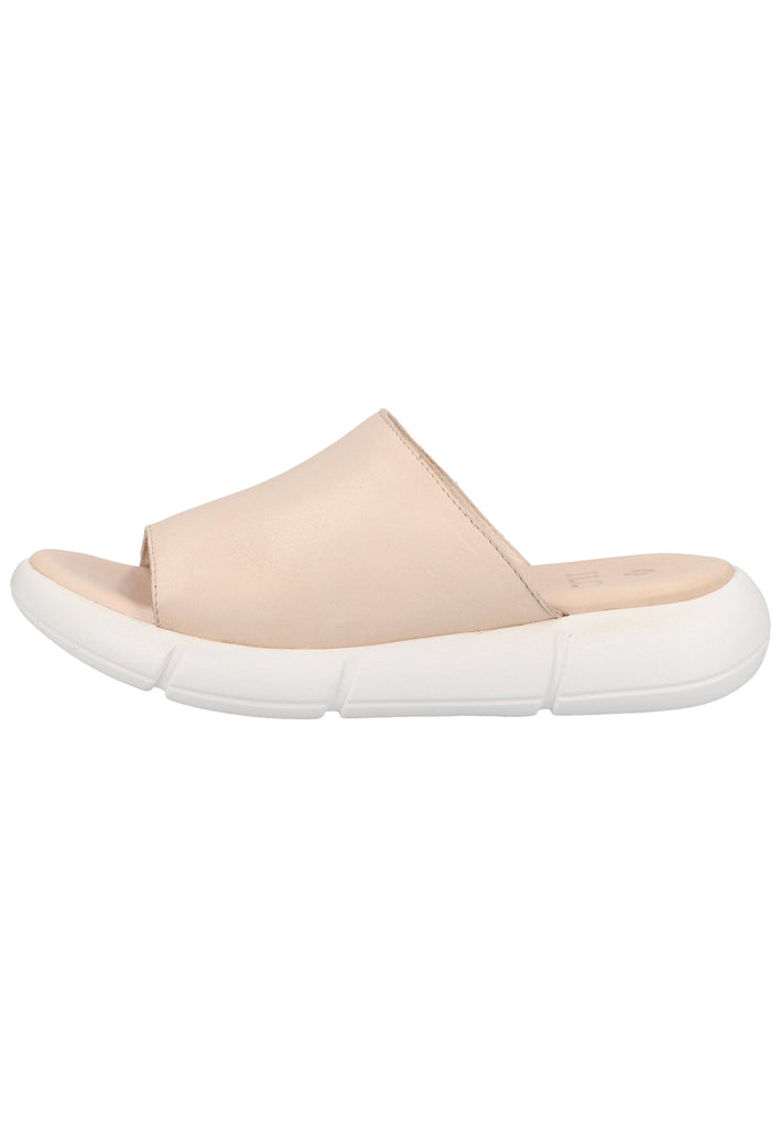 ILC Pantoletten Leder Beige - surf4shoes