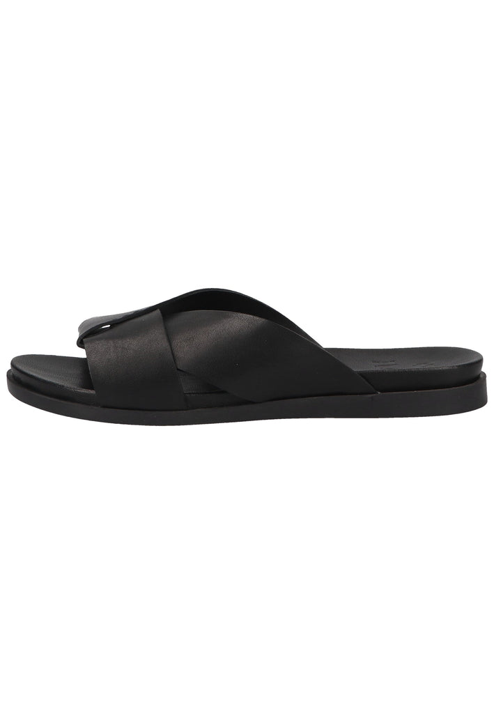 ILC Pantoletten Leder Schwarz - surf4shoes