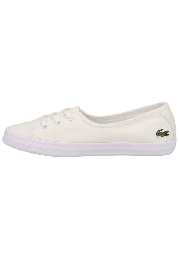 Lacoste Sneaker Canvas Weiß - surf4shoes