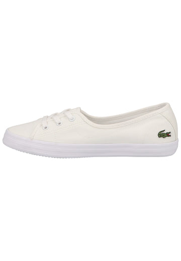Lacoste Sneaker Canvas Weiß - surf4shoes