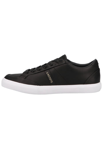 Lacoste Sneaker Leder/Synthetik Schwarz - surf4shoes