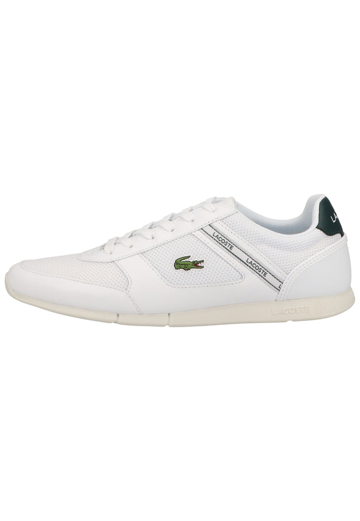 Lacoste Sneaker Leder/Textil Weiß/Grün - surf4shoes