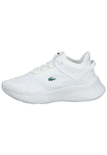 Lacoste Sneaker Lederimitat/Textil Weiß - surf4shoes