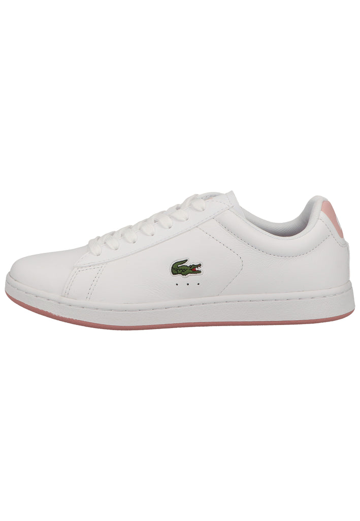 Lacoste Sneaker Leder/Synthetik Weiß/Rosa - surf4shoes