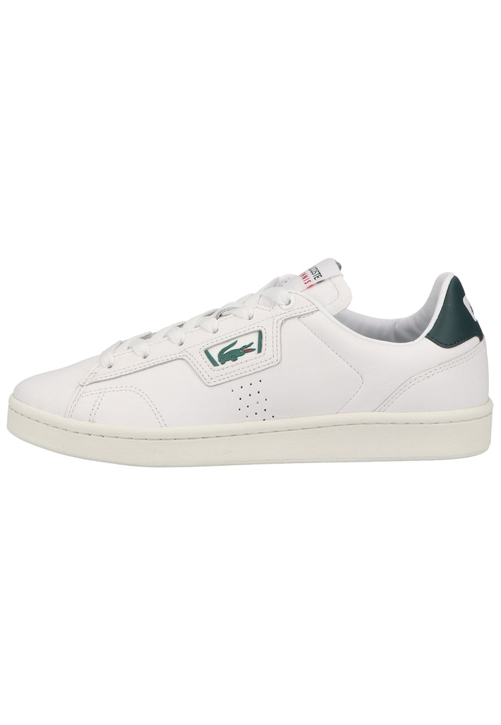 Lacoste Sneaker Leder/Synthetik Weiß/Grün - surf4shoes