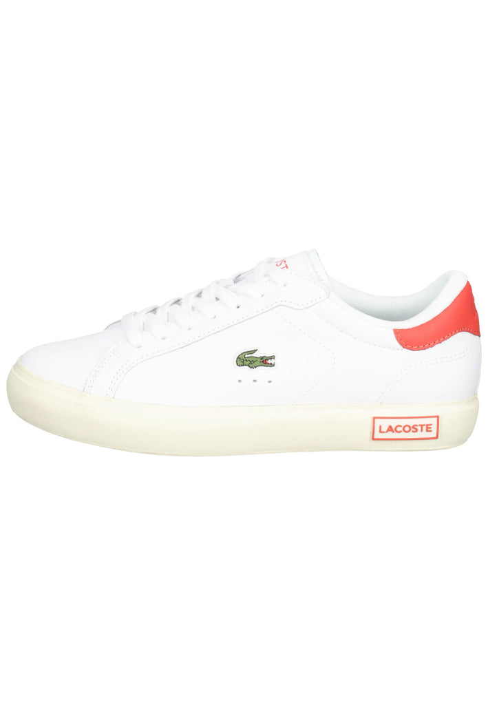 Lacoste Sneaker Leder Weiß/Pink - surf4shoes