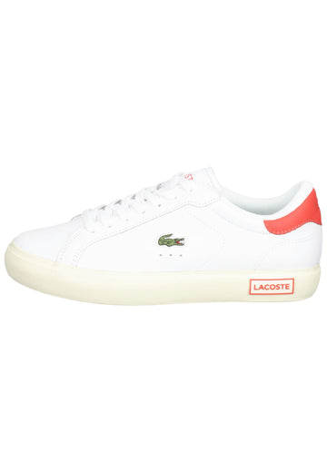 Lacoste Sneaker Leder Weiß/Pink - surf4shoes