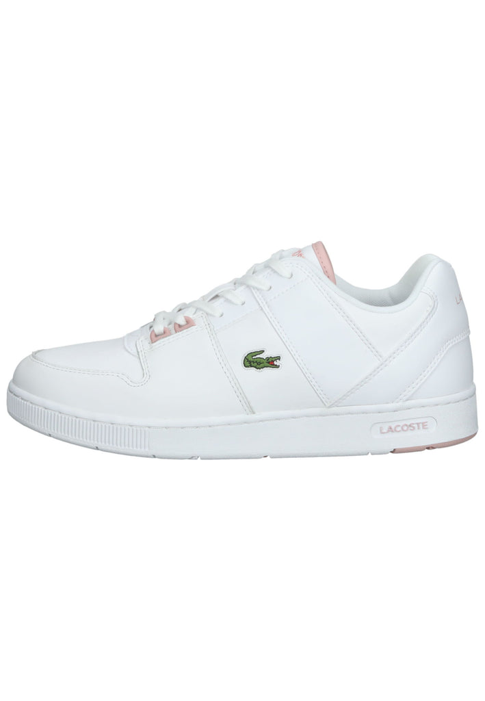 Lacoste Sneaker Leder/Synthetik Weiß/Pink - surf4shoes