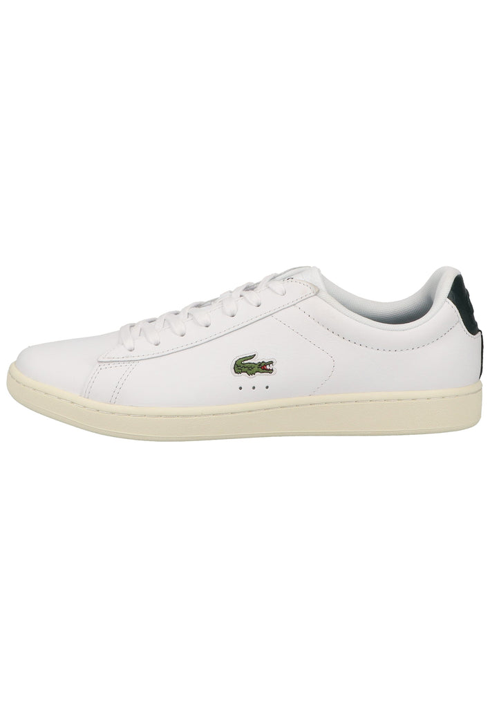 Lacoste Sneaker Leder Weiß/Grün - surf4shoes