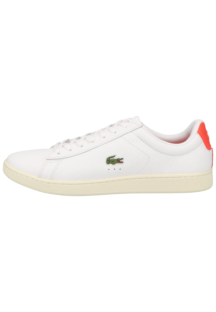 Lacoste Sneaker Leder Weiß/Pink - surf4shoes
