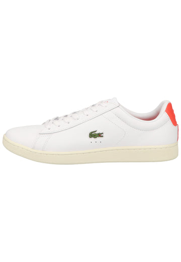 Lacoste Sneaker Leder Weiß/Pink - surf4shoes